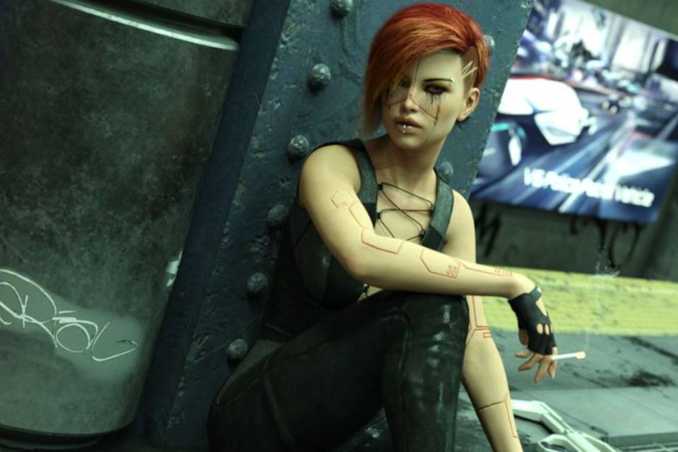Cyberpunk 2077: fã cria sua própria versão de V em 3D