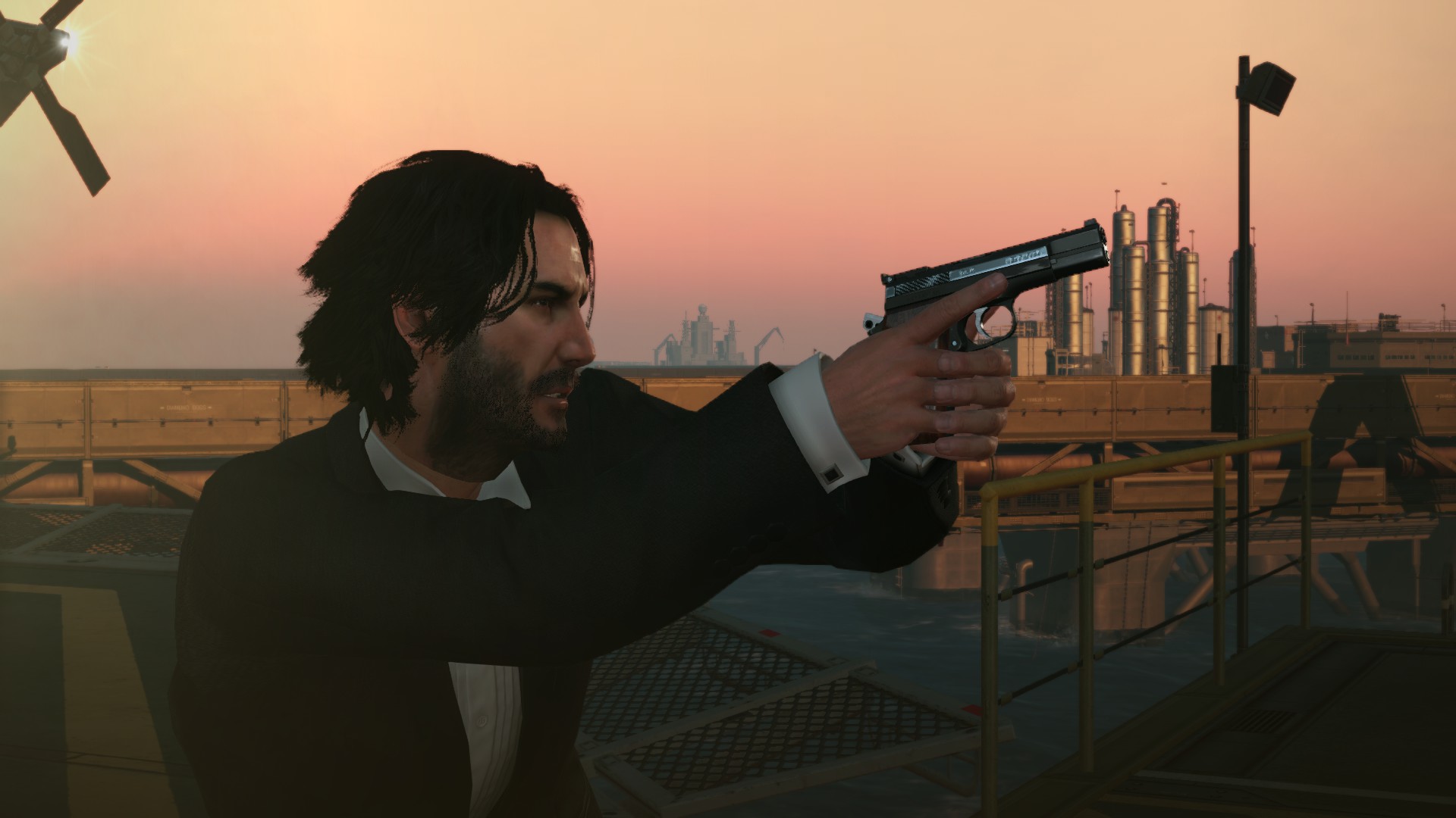 Mod de Metal Gear Solid V substitui Snake por Keanu Reeves