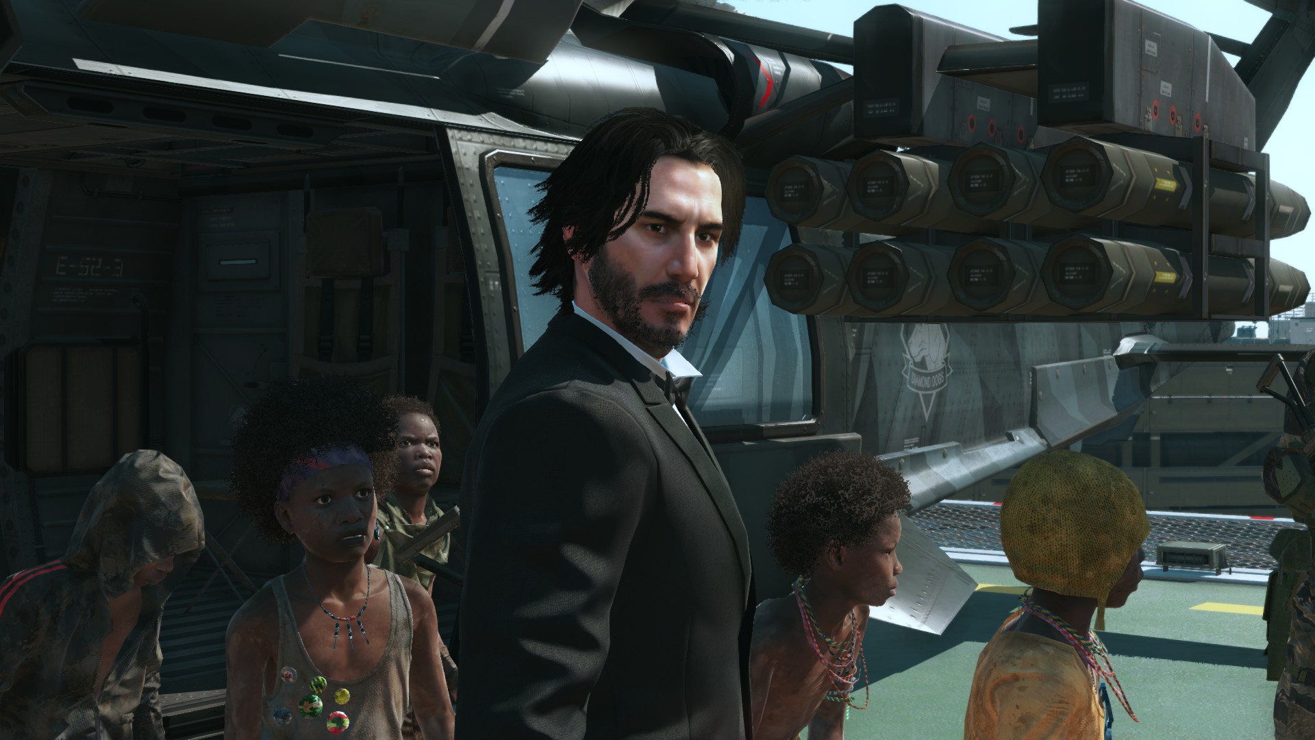 Mod de Metal Gear Solid V substitui Snake por Keanu Reeves