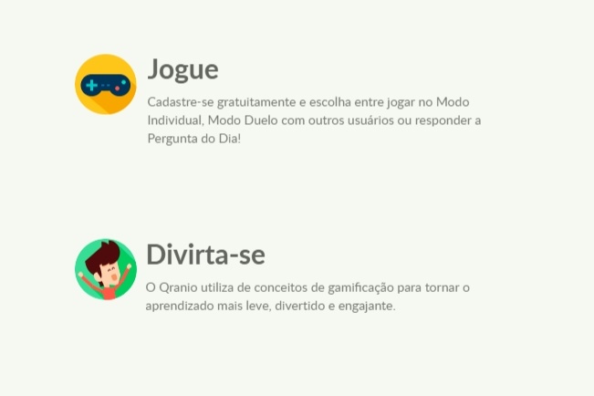 print da pagina do qranio