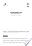 Logo Política de educação no campo: para além da alfabetização (1952-1963) Ícone Logo Política de educação no campo: para além da alfabetização (1952-1963) Ícone