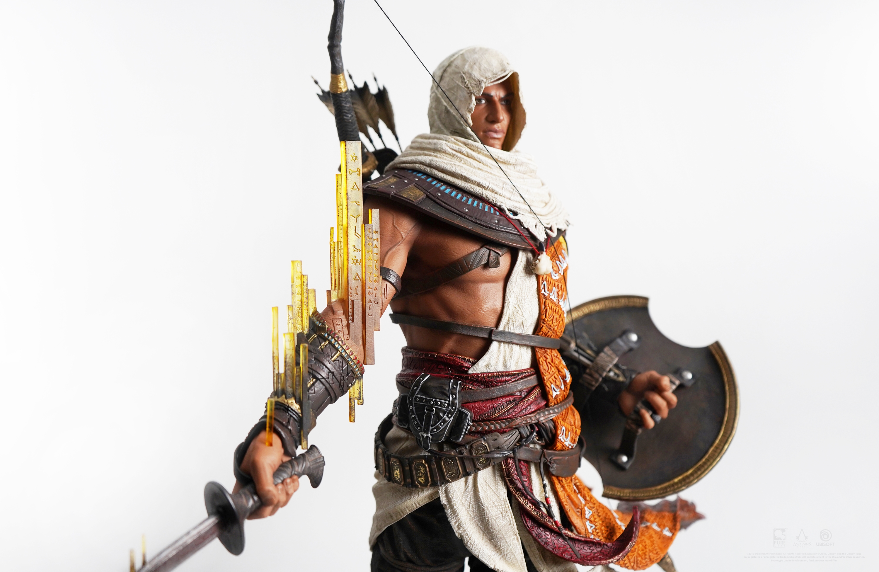 Bayek, de Assassin’s Creed Origins, ganha estátua de brilhar os olhos