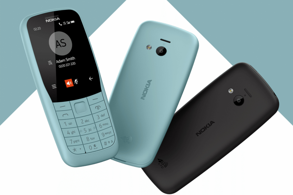 Imagem de: Nokia 220: novo celular da HMD Global de modelo clássico com 4G