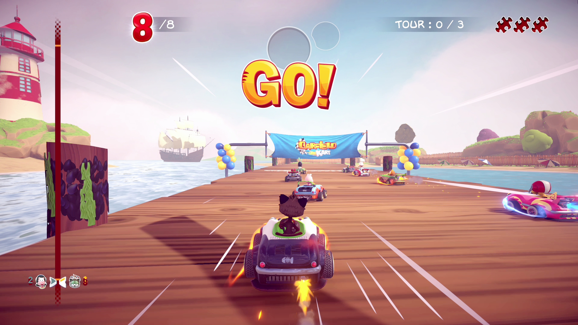 Mario Kart que se cuide: sequência do lendário Garfield Kart está chegando