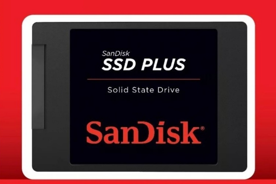 Imagem de: SSD SanDisk de 120 GB custando apenas R$ 99 no AliExpress