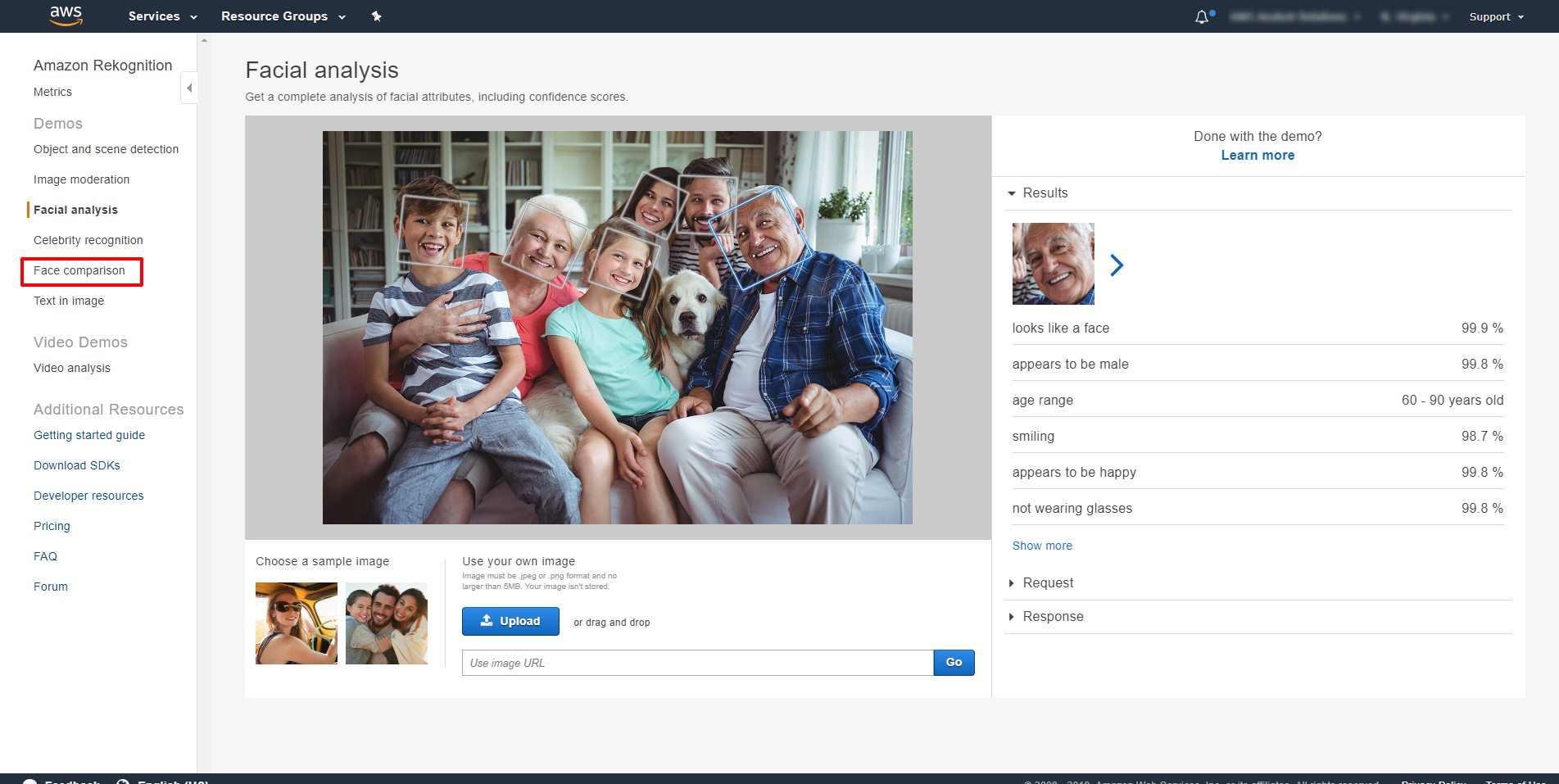 Imagem de: Reconhecimento facial da Amazon agora pode identificar medo