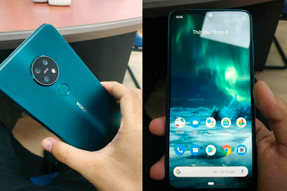 Imagem de: Nokia 7.2 aparece em imagens vazadas com câmera tripla e lentes Zeiss