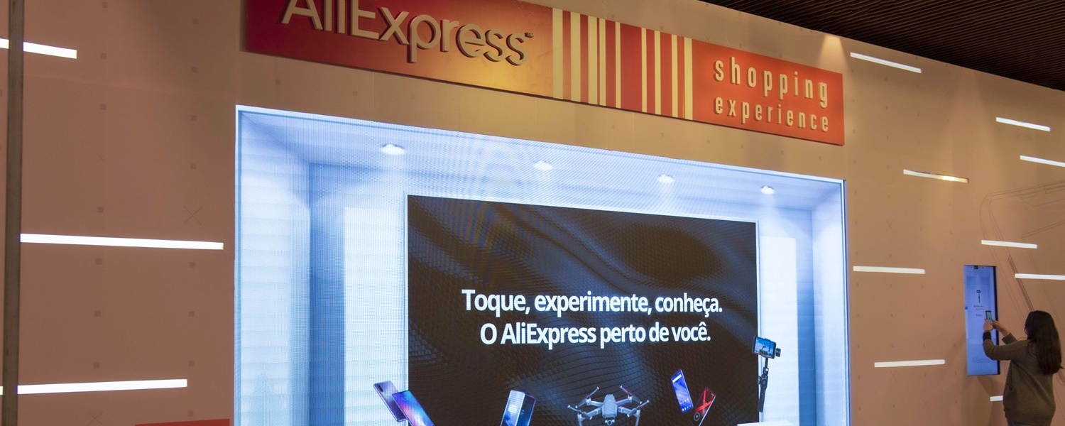 Imagem de: Aliexpress abre primeira loja fÃsica no Brasil