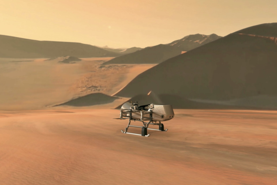 Dragonfly: esse drone pequenino vai explorar uma lua de Saturno