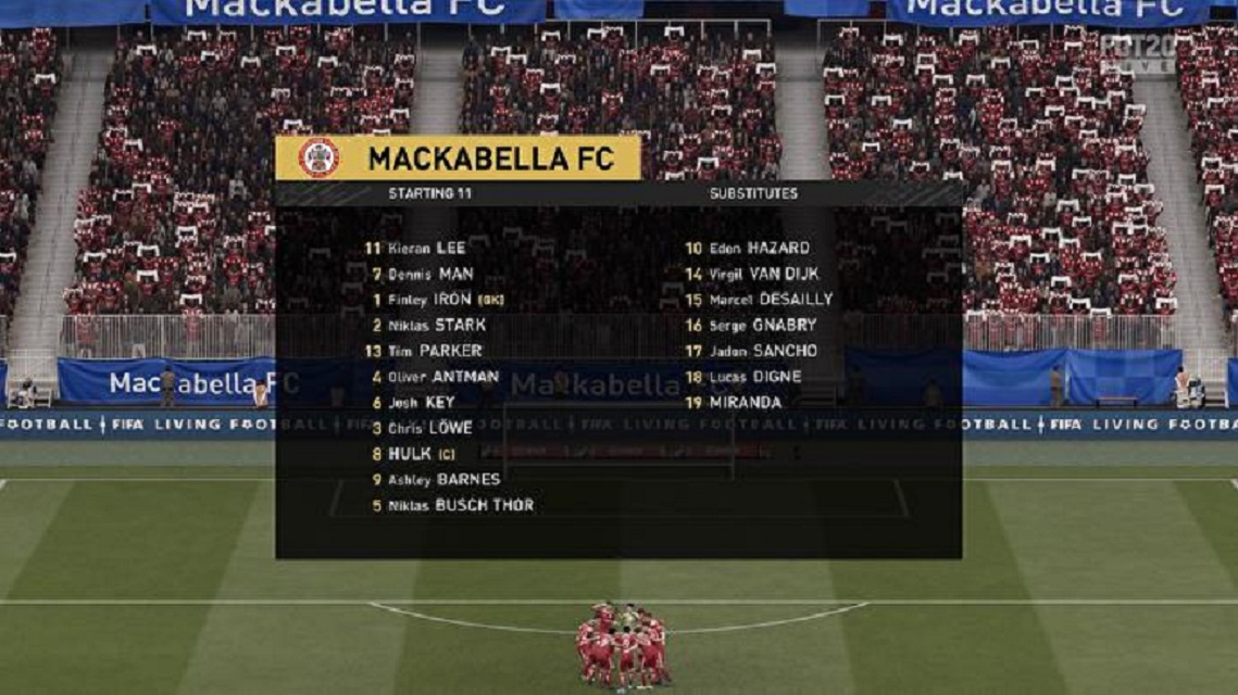 Jogadores de FIFA 20 estão tentando criar o Vingadores FC