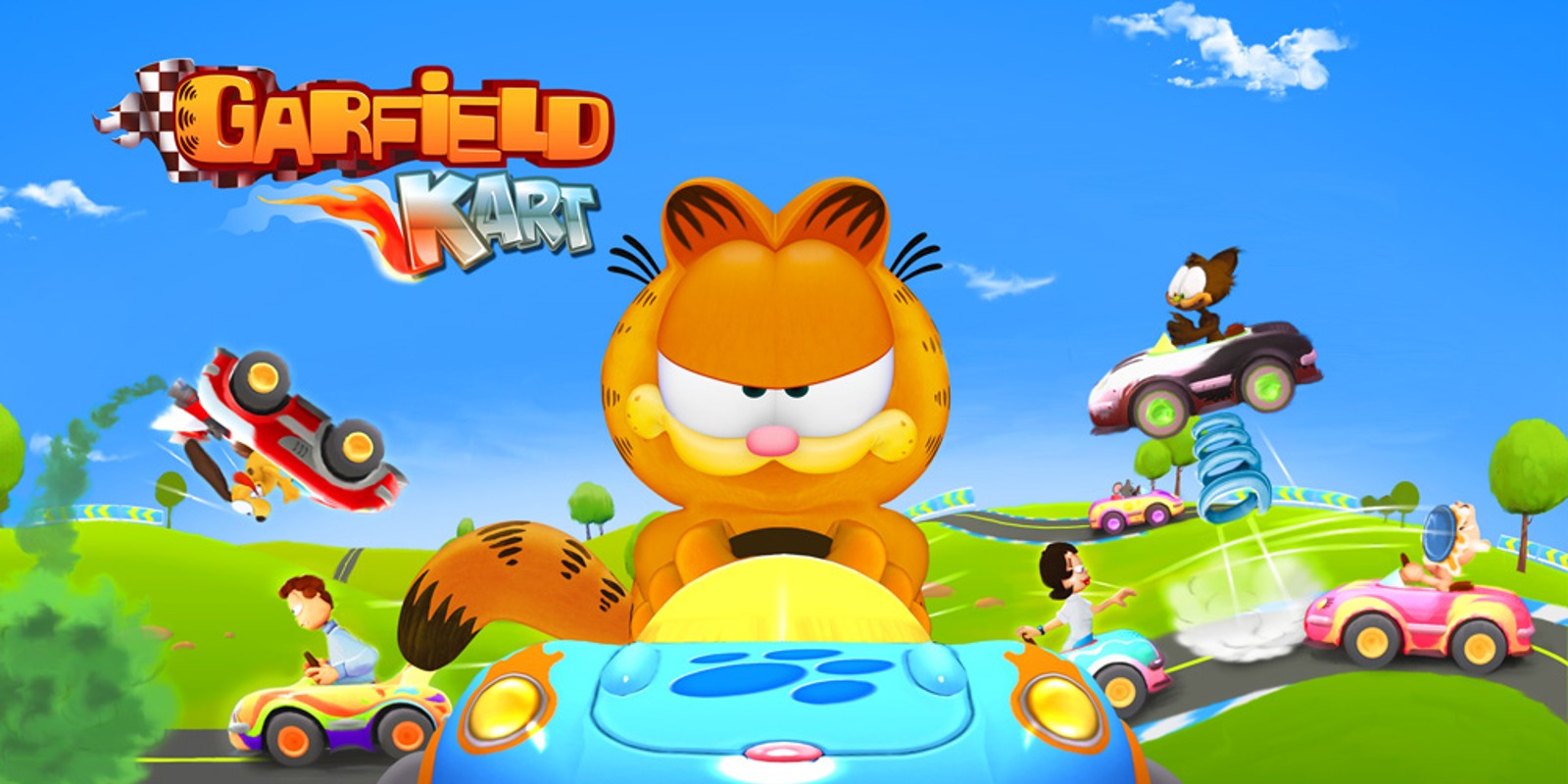 Imagem de: Garfield Kart: jogo de corrida previsto para novembro tem novas imagens