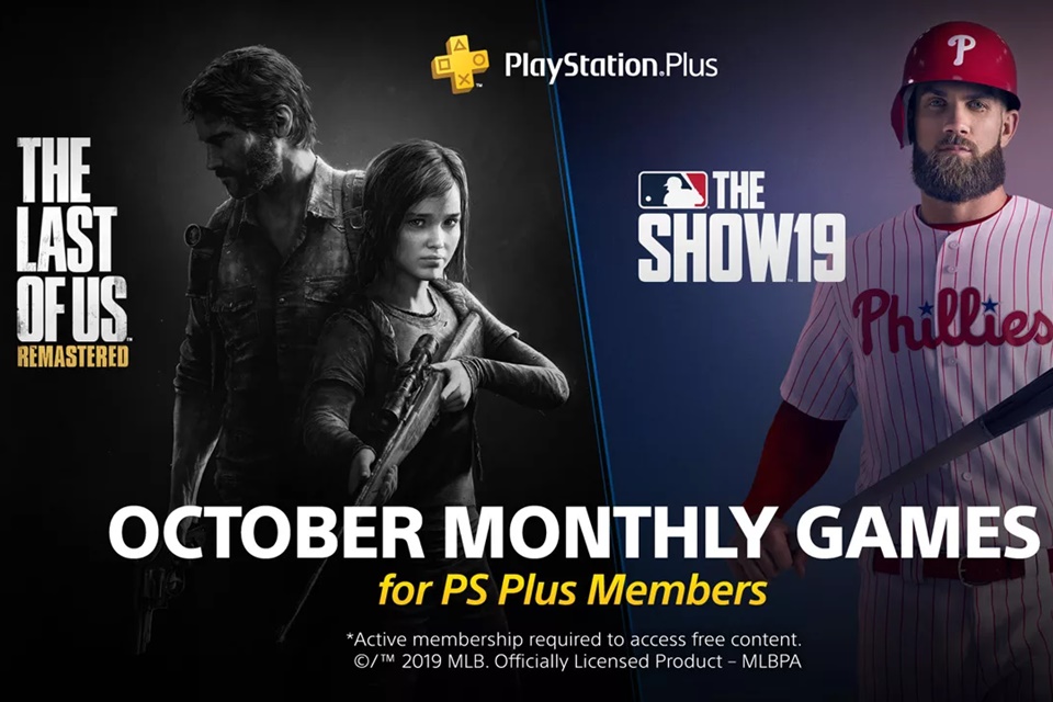 The Last of Us e MLB 19 são os jogos da PS Plus de outubro