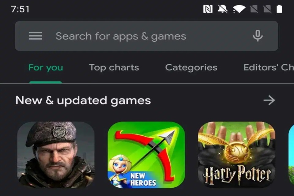 Imagem de: Modo Escuro da Play Store começa a ser liberado em todo o mundo