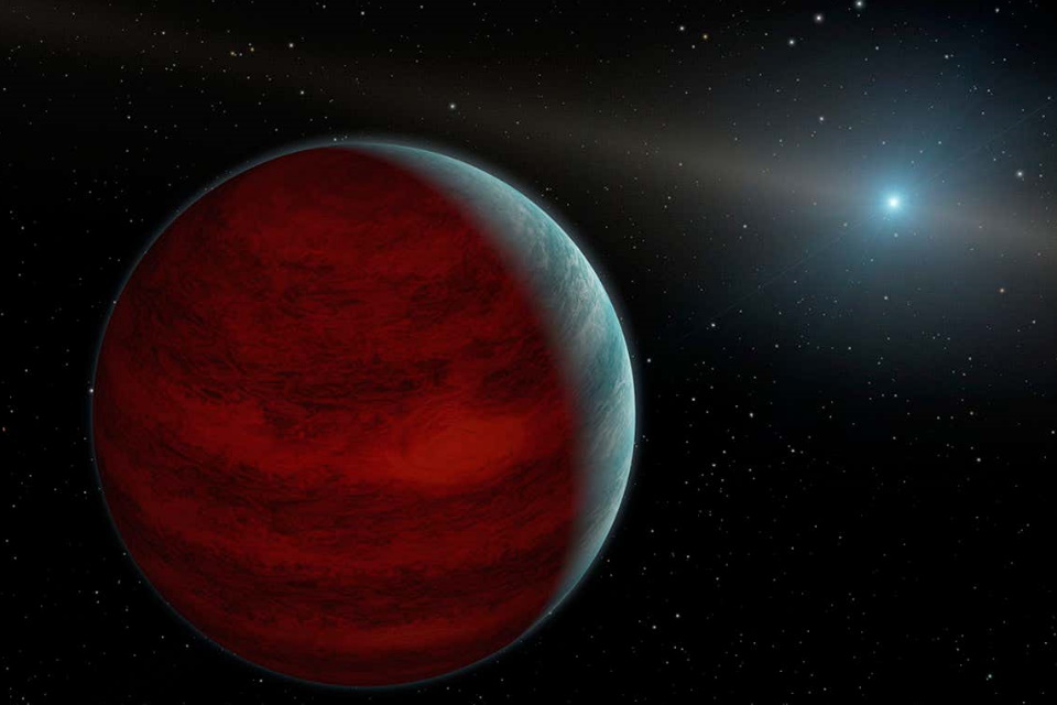 Descoberto planeta gigante inusitado que não deveria existir