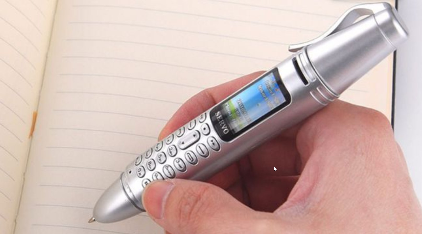 Já pensou em juntar uma caneta com celular? Conheça a SERVO K07