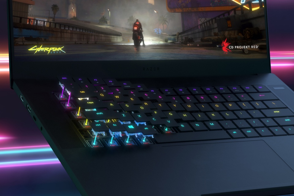 Razer lança teclado gamer óptico para notebooks
