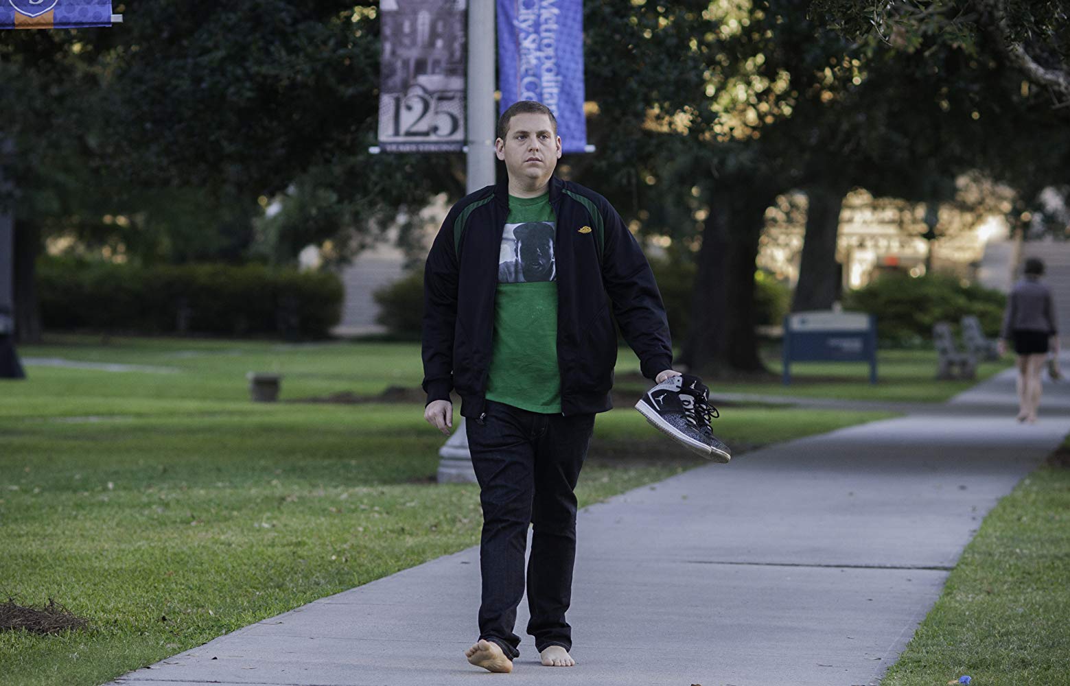 Jonah Hill em "Anjos da Lei 2" - 2014 (Fonte: IMDb/Reprodução)