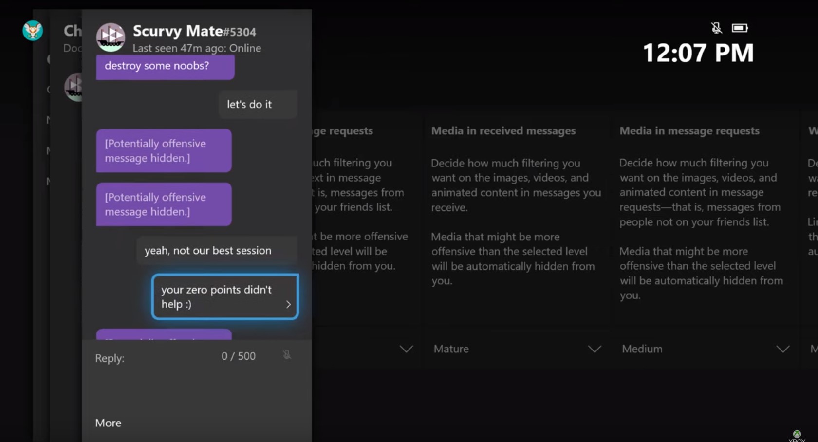 Xbox implementa filtro para combater a toxidade online