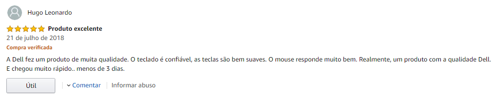 Fonte: Amazon