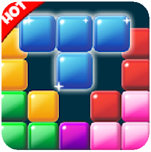 Logo Block Puzzle Bricks Ícone Logo Block Puzzle Bricks Ícone