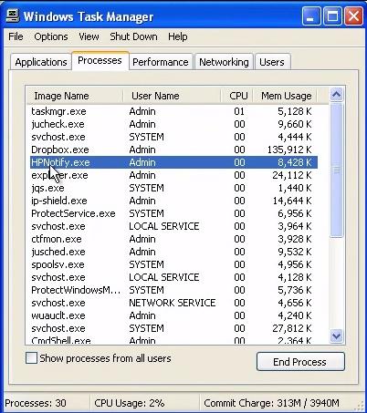 Print gerenciador de tarefas