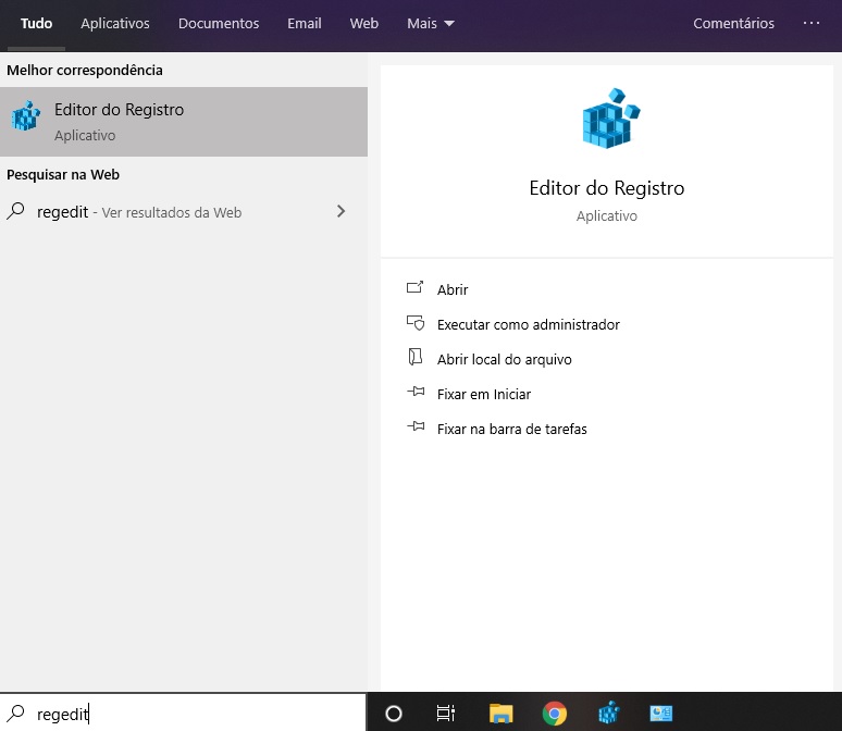 Print editor de registro