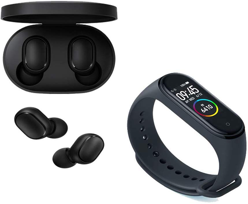 Imagem: Kit Xiaomi Redmi Airdots + Mi Band 4