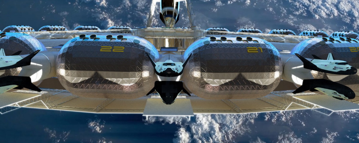 Imagem de: Hotel espacial está em desenvolvimento e pode ser lançado em 2025