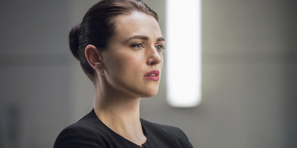McGrath como Lena Luthor em SuperGirl (Fonte: Variety/Reprodução)