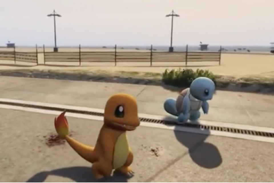 Mod faz pokémons tocarem o terror em GTA V