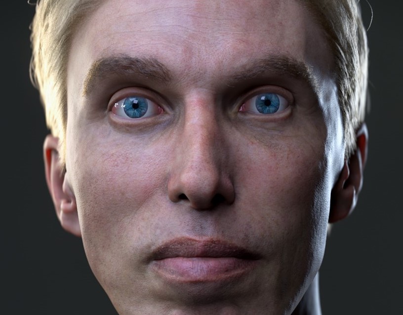 modelo de avatar do ciborgue