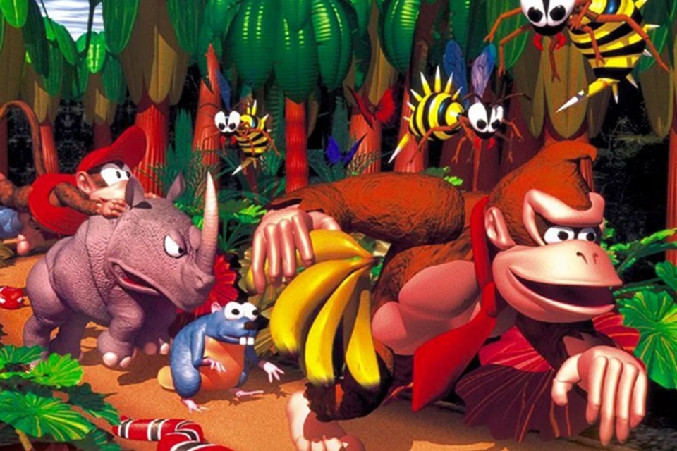 Nintendo se preocupou com excesso de 3D em Donkey Kong Country
