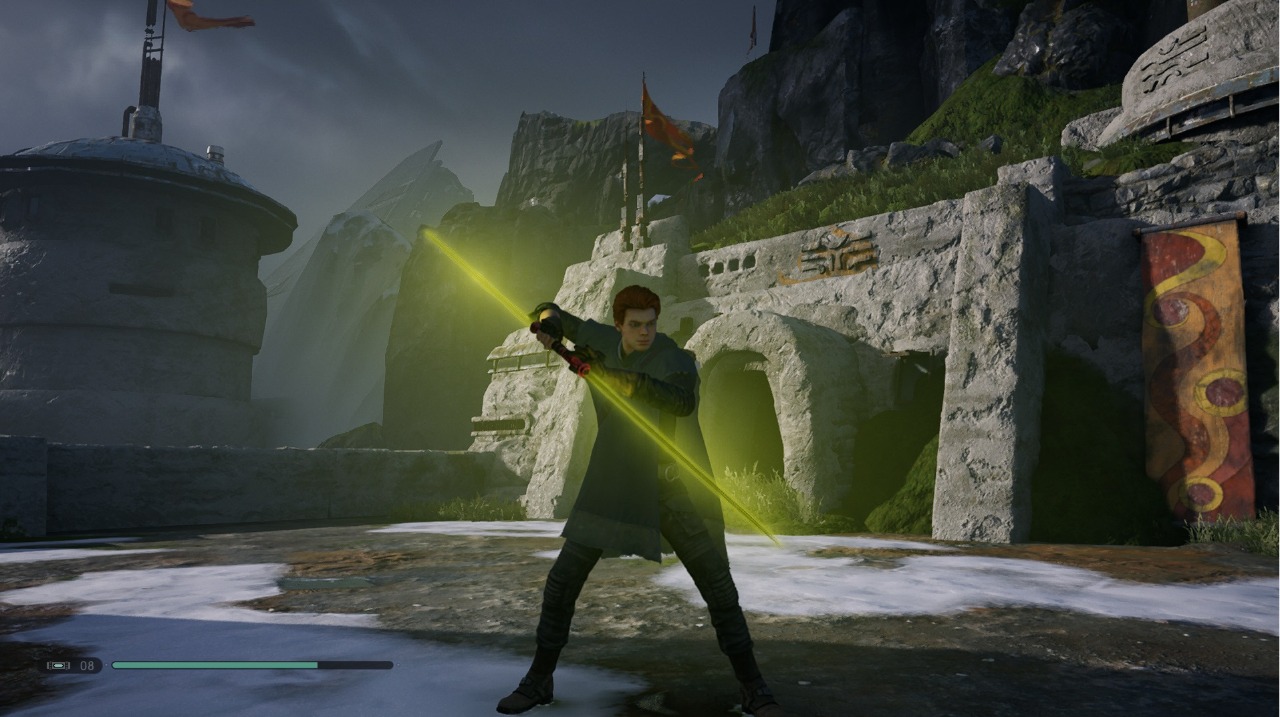 Em Star Wars Jedi: Fallen Order para PC, é possível ter um sabre negro
