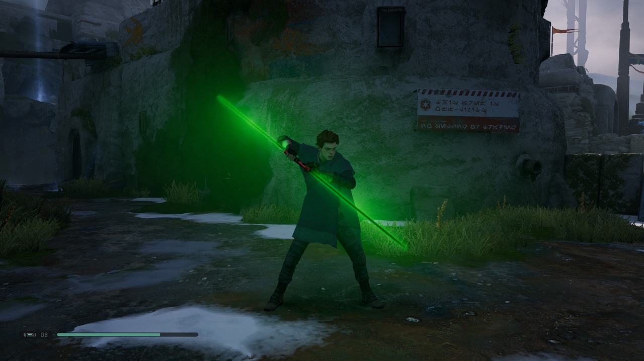 Em Star Wars Jedi: Fallen Order para PC, é possível ter um sabre negro