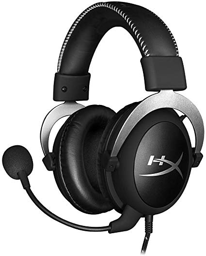 Imagem: HyperX Gaming Headset Cloud Silver com controle de áudio compatível com PS4, Xbox One e PC