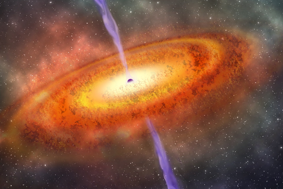 Buracos negros supermassivos podem ser “maternidades” planetárias
