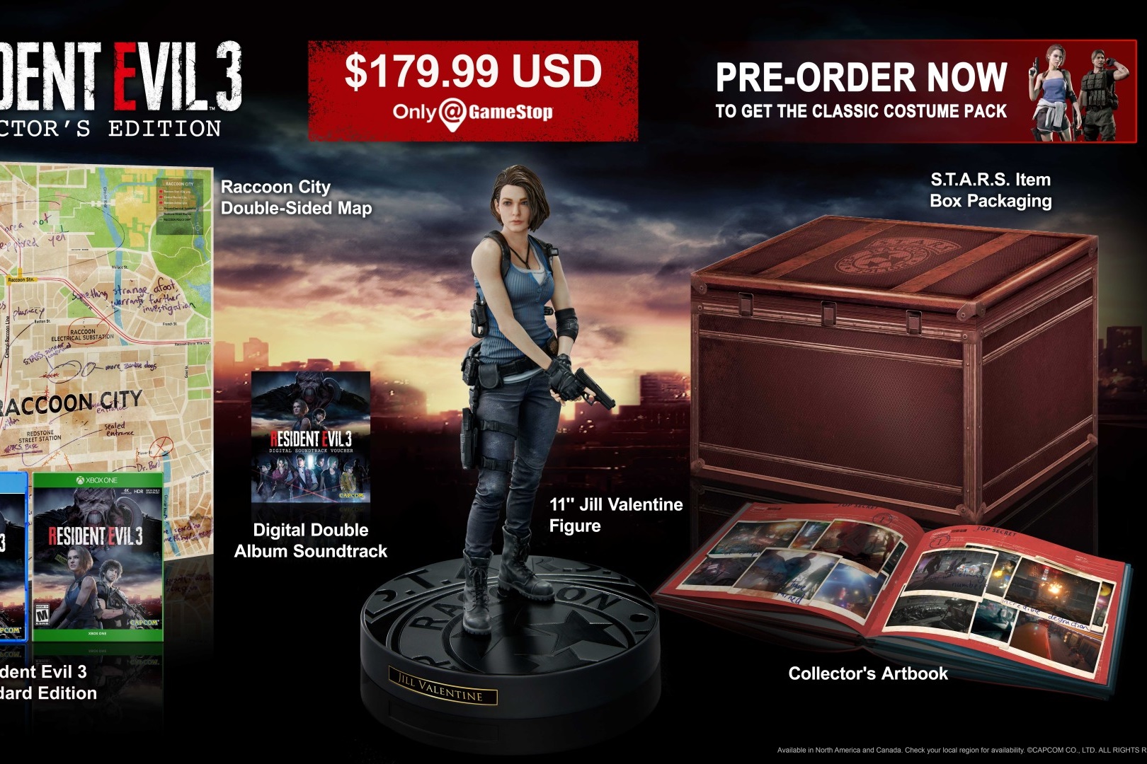 Resident Evil 3: edição de colecionador é sonho de consumo de qualquer fã