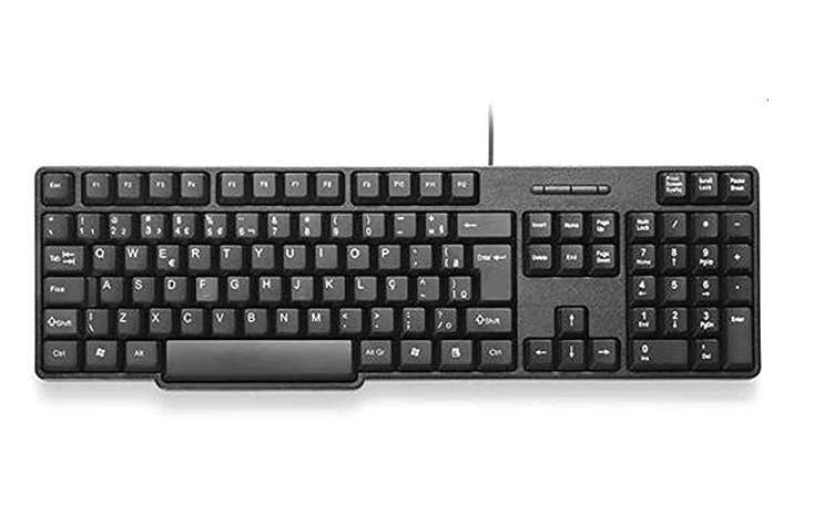 Imagem: Teclado Slim Multilaser TC204