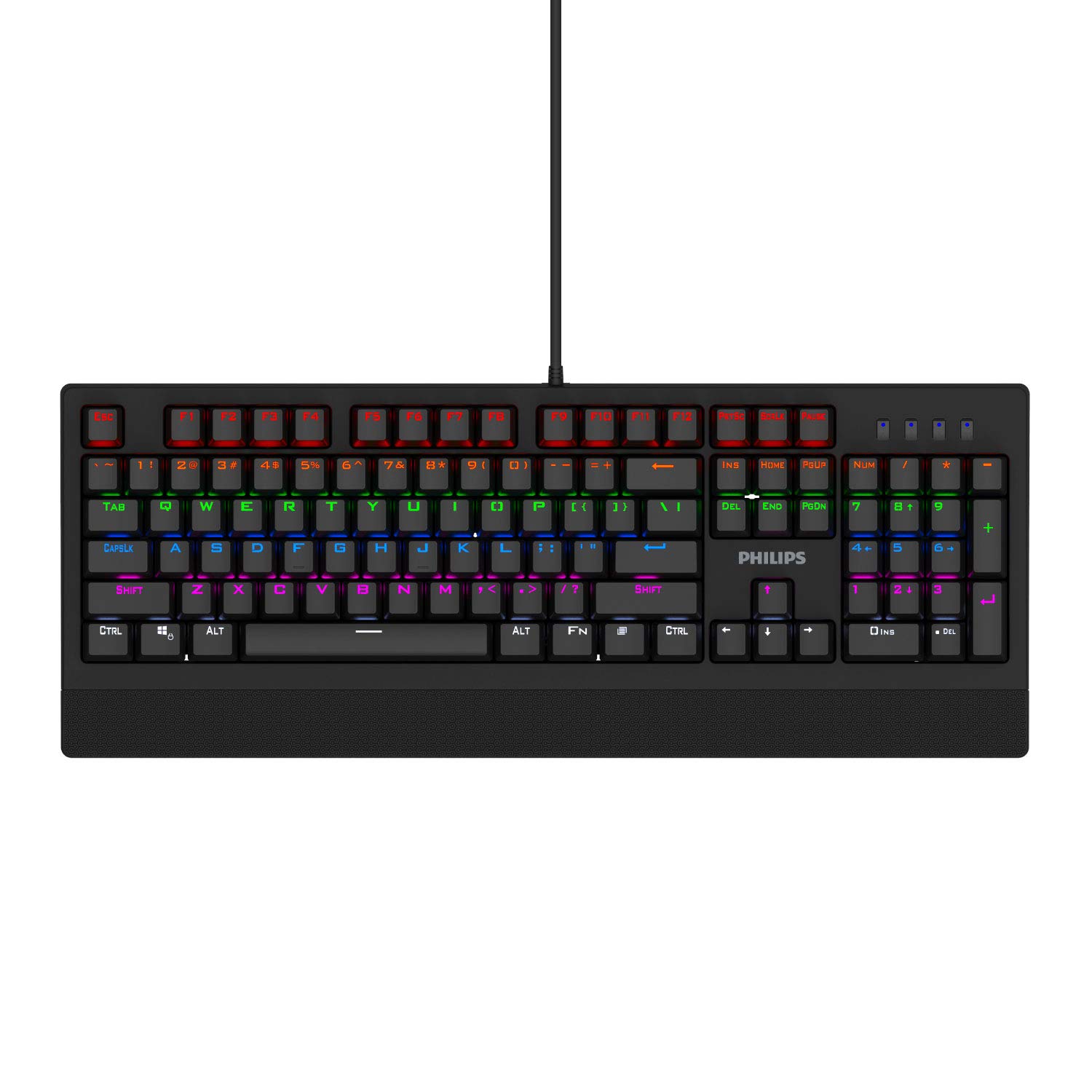 Imagem: Teclado Mecânico Para Games Com Fio Usb Philips