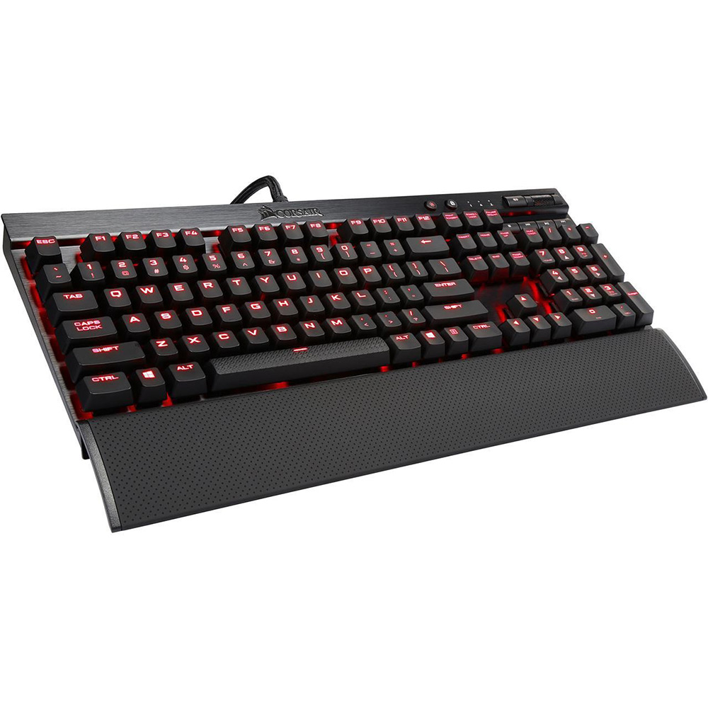 Imagem: Teclado Gamer Corsair K70 LUX Mecânico LED Red Cherry