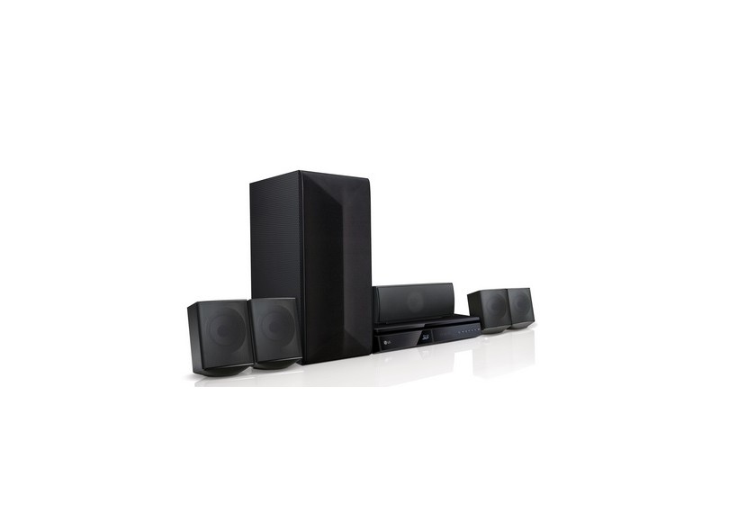 Imagem: Home Theater LG com Blu-Ray 3D 1.000 W 5.1 Canais Karaokê 1 HDMI