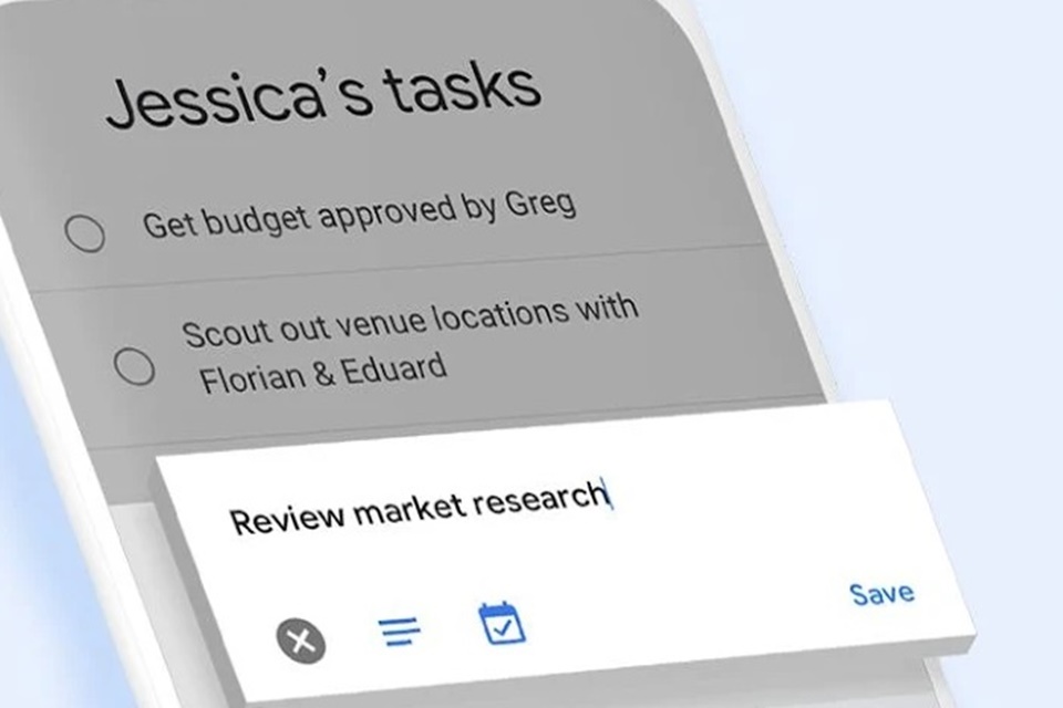 Imagem de: Google começa a integrar dados do Tarefas e da Agenda