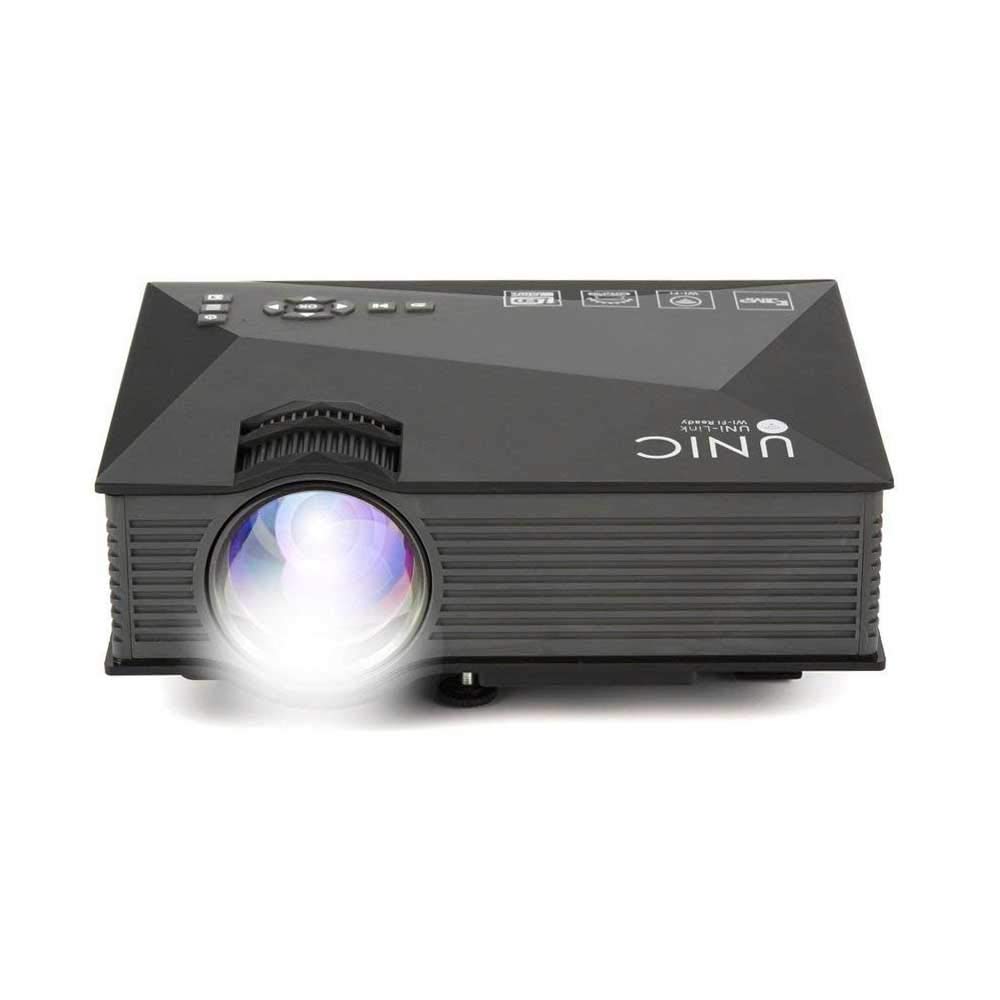 Imagem: Mini Projetor Led Profissional 1200 Lumen Wi-fi Uc46