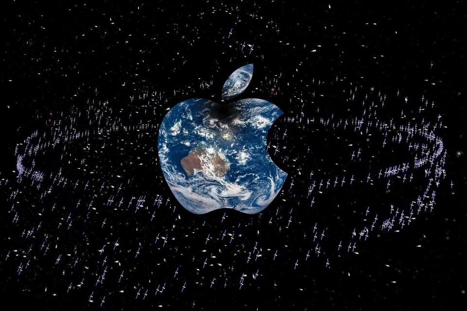 Imagem de: Apple estaria trabalhando para ter sua própria rede de satélites