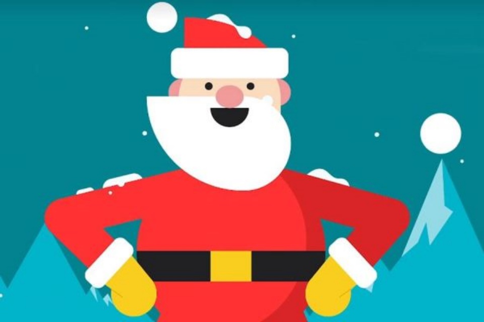 Imagem de: Siga o Papai Noel com o rastreador em tempo real da Google