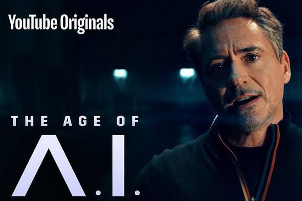 Imagem de: Robert Downey Jr discute o avanço da IA em série do YouTube