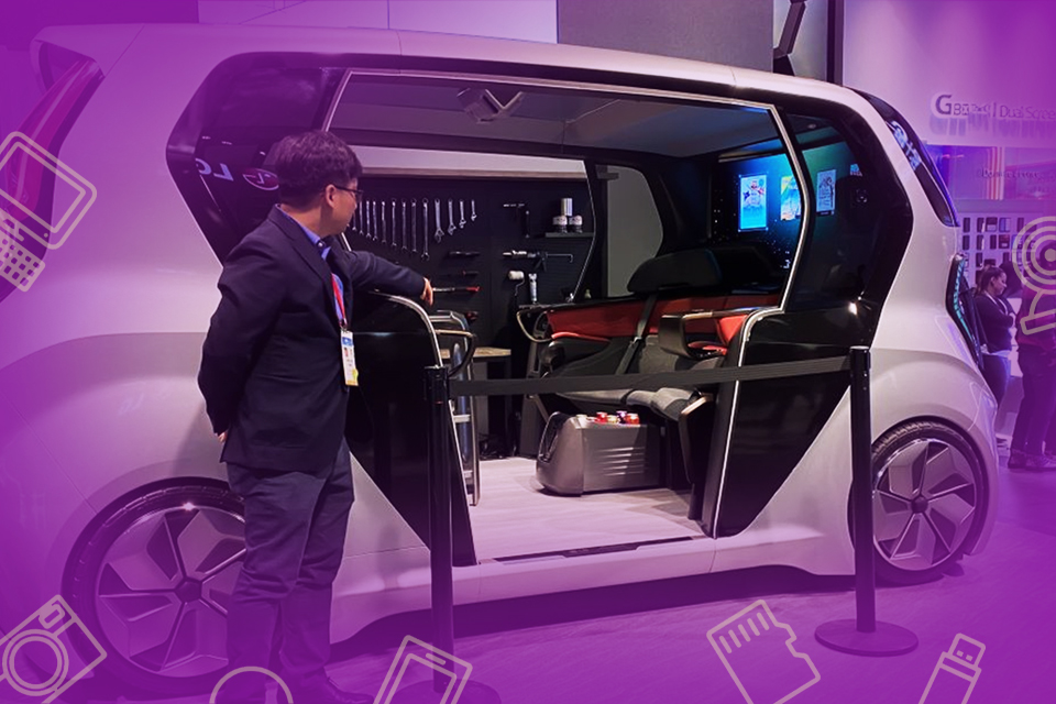 Imagem de: CES 2020: Táxi autônomo, porta inteligente e mais conceitos da LG [vídeo]