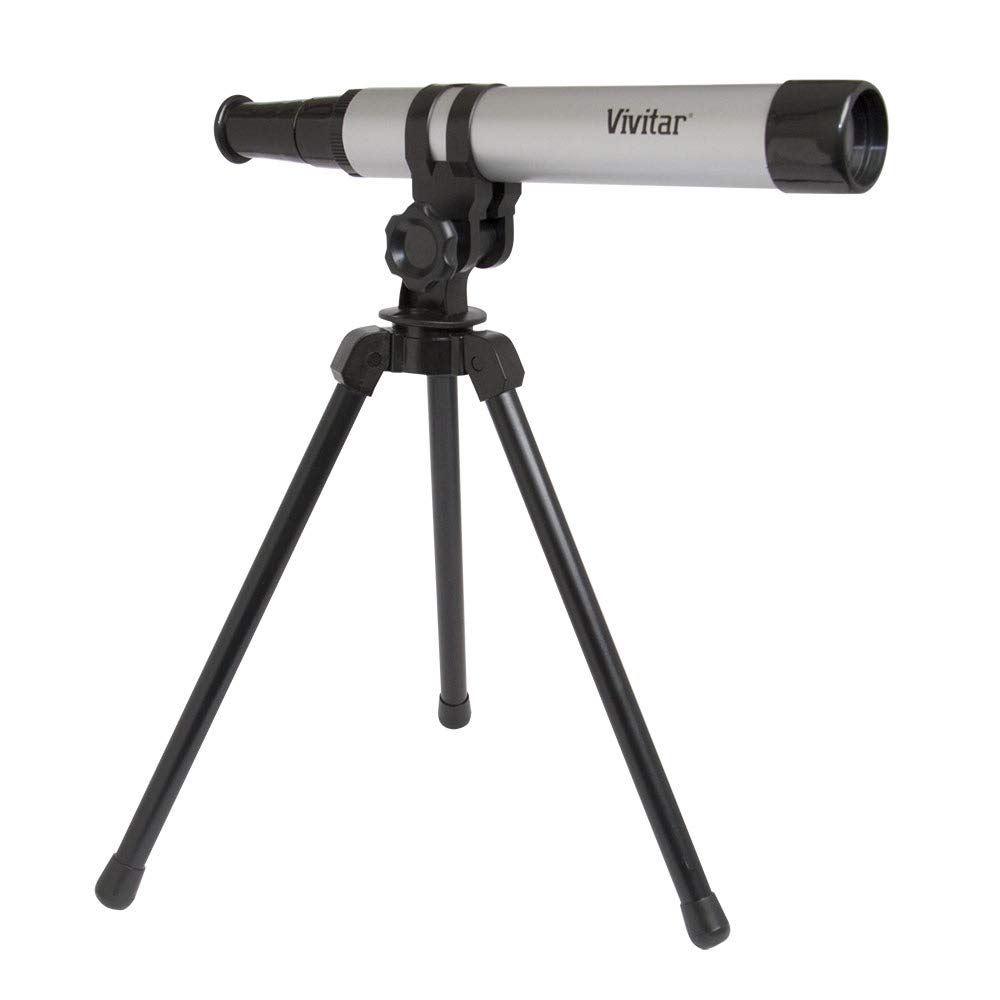 Imagem: Telescópio portátil com ampliação 15x e tripé, Vivitar