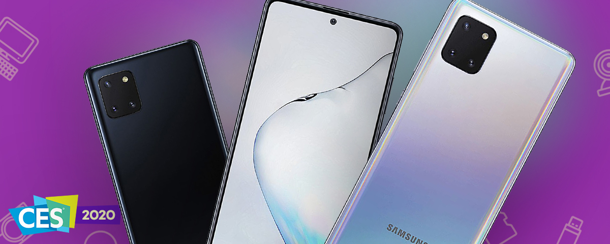 Imagem de: Hands on Galaxy Note 10 Lite e S10 Lite na CES 2020 [vídeo]