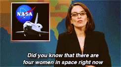 Tina Fey women in space